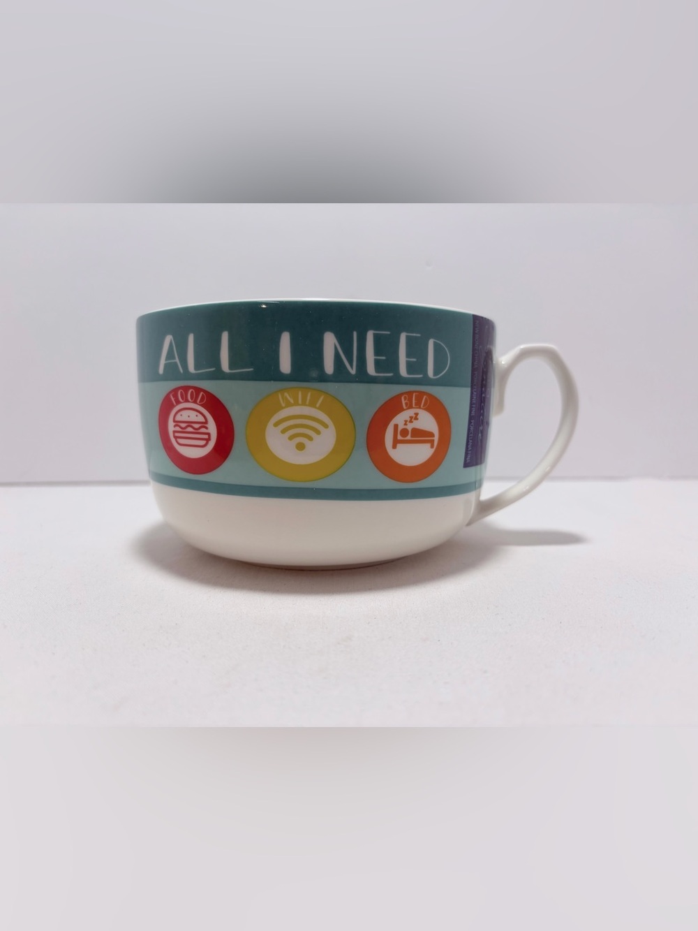 Casa Signature Teal Ceramic Mug /Soup Bowl
